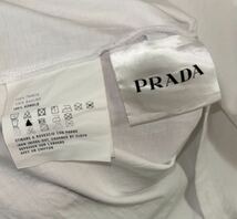 PRADA プラダ　Tシャツ ラバー　トライアングル　ロゴ　シャツ　サイズL_画像4