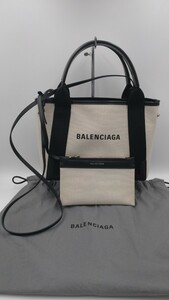 BALENCIAGA バレンシアガ 2way トートバッグ ショルダーバッグ ハンドバッグ レディース ブラック 黒 ホワイト 白