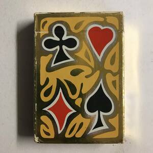 中古 Vintage NSS Horse Logo Plastic Coated Playing Cards Metallic Package Sealed USA