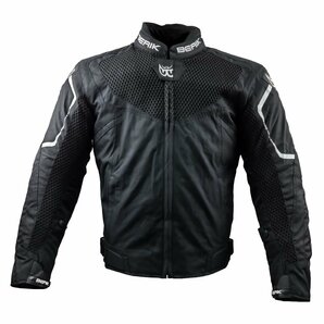 サンプル品 BERIK ベリック メッシュ ナイロンジャケット 3305 BLACK 50サイズ L相当 夏 バイクウェア 【バイク用品】の画像1