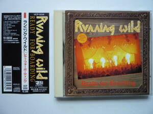 RUNNING WILD　ランニング・ワイルド　READY FOR BOARDING　帯付　旧規格　廃盤　レア