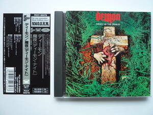 DEMON　ディーモン　魔夜　帯付　NWOBHM　ステッカー付　旧規格　廃盤