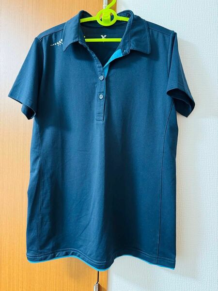 美品 レディース　トップス　ポーロシャツ　スウェット　カラー:NVY サイズ:L シャツ　