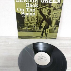 【白ラベル非売品LPレコード】白プロモ / Bennie Green / Back on the Scene / DY-5708-2（Not For Sale）/ Blue Note 1587の画像2