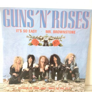 洋楽LPレコード◆Guns 'N' Roses「It's So Easy ・ Mr. Brownstone」（12インチ）/Geffen Records(GEF 22T)洋楽ロックの画像1