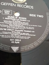 US盤LPレコード◆GUNS N' ROSES ガンズ・アンド・ローゼズ WELCOME TO THE JUNGLEす_画像4