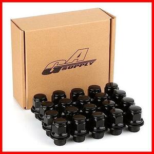 * black 37MM* [ Toyota ] original type car wheel nut M12 x P1.5 flat surface seat 21HEX length 37mm steel made Short 