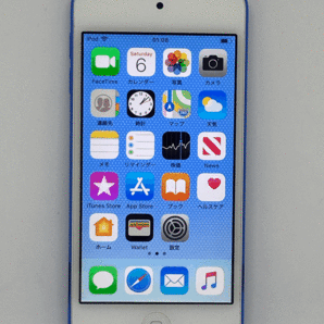 【新品バッテリー交換済み】 Apple iPod touch 第6世代 32GB ブルー 中古品 【完動品 1円スタート】の画像1