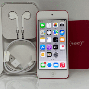 【新品バッテリー交換済み シリーズ最終モデル】 Apple iPod touch 第7世代 32GB (PRODUCT) RED レッド 【完動品 1円スタート】の画像1