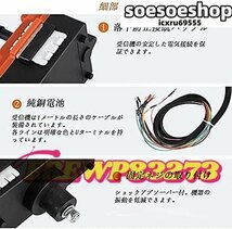 ワイヤレスリモコン リモートコントロール 工業用 デュアルトランスミッタ (送信機*2+AC 220V受信機*1)_画像2