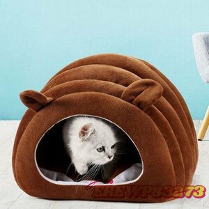 猫ハウス ドーム型 猫ベッド 犬用 ペットベッド 暖かい ふわ休憩所 猫 小型犬