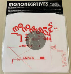 MONONEGATIVES / Apparatus Division (LP) - 20 Limited translucent edition - AnxietyRecords synthpunk postpunk lofi シンセパンク
