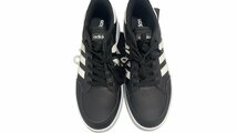 1円●新品同様 箱付き●アディダス adidas●ブレイクネット BREAKNET M FX8708●27㎝ ローカットスニーカー 箱付 黒白 トリプルライン_画像4