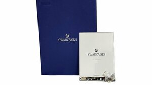 1 jpy * unused box attaching * Swarovski * photo stand * Crown attaching s one × Star * rare crystal picture frame swan box / buy certificate attaching 