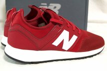 1円●未使用箱付き●newbalance×リバプールFC ニューバランス●MRL24700 レースアップスニーカー●ダークレッド×ホワイト 白赤 US9 27cm_画像3