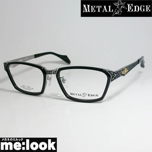 METAL EDGE　メタルエッジ 眼鏡　メガネ　フレーム ME1029-3-55 ブラック　シルバー