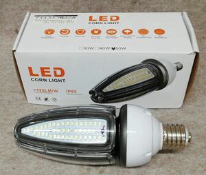 ♪♪ LED CORN LIGHT コーンライト 50W 口金 E39 発光効率 ＞120LM/W 防水レベル IP65 箱付 33-104