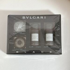 [ new goods unused ]BVLGARI BVLGARY BLACK black travel set miniature set 