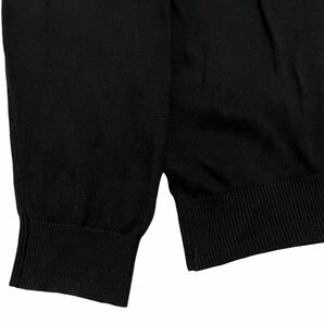 ISSEY MIYAKE イッセイミヤケ アーカイブ シルク混 ポロシャツ トップス 長袖 Tシャツ VINTAGE ビンテージ 古着 80年代 初期 ブラック 黒の画像5