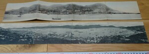 rarebookkyoto o44　中国香港　パノラマ　写真葉書　二セット　　1920　年　李朝　大韓帝国　両班　