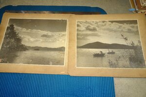 Art hand Auction Rarebookkyoto F8B-795 Довоенная китайская фотография Сейсё Пейзажная фотография / 2 фотографии большого размера 1930 г., рисование, Японская живопись, цветы и птицы, птицы и звери