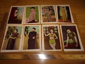 Art hand Auction रेयरबुकक्योटो 2एफ-बी202 ऐतिहासिक चित्र पोस्टकार्ड प्रभावशाली सुंदरता 8 टुकड़े लगभग 1930 मास्टर मास्टरपीस मास्टरपीस, चित्रकारी, जापानी पेंटिंग, परिदृश्य, फुगेत्सु