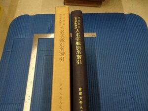 Rarebookkyoto　F3B-420　宋元学案ー人名字號別名索引　　初版　大型本　京都大学　1973年頃　名人　名作　名品