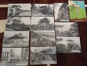 Art hand Auction rarebookkyoto h617 戦前朝鮮 平壌の名勝 絵葉書 1939年 乙蜜茶屋 写真が歴史である, 絵画, 日本画, 花鳥, 鳥獣