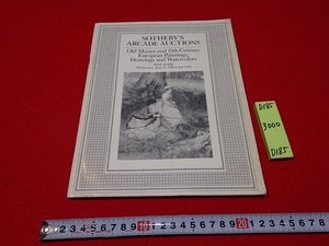 rarebookkyoto D185　Sotheby’ｓ　ARCADE AUCTION Old Master and 19th Century European Paintings,Drawings and Watercolors NEWYORK