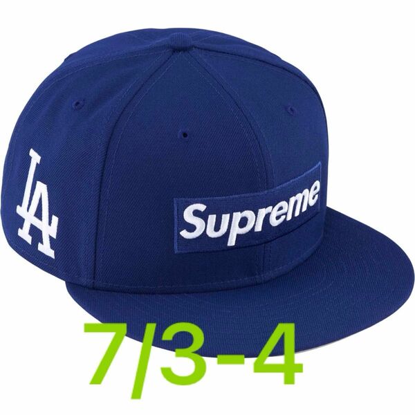 Supreme MLB Teams Box Logo New Era "Dark Royal"