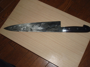 ジャンク　東京　杉本　洋牛刀　N0.2130 刃渡り３１Cm　全長４５Cm　並品　現状