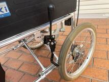 【直接引取り限定】MiKi Wheel Chair BALシリーズ 車椅子 三貴 BAL-2 折り畳み 車いす 介助型 現状品 AD063000_画像7