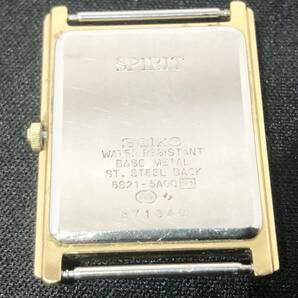 SEIKO セイコー SPIRIT スピリット CONTEMPORARY BASIC 5S21-5A00 メンズ クオーツ 腕時計 動作未確認 現状品 AD068000の画像4