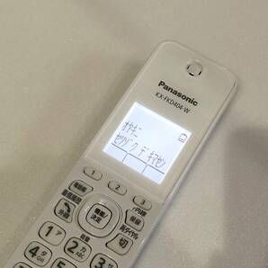 Panasonic パナソニック 電話機 子機 KX-FKD404-W 子機用充電台 PNLC1058 通電確認済 現状品 AD090060の画像2