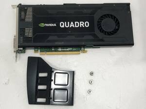 NVIDIA エヌビディア Quadro K4000 グラフィックボード グラフィックスカード 動作未確認 現状品 AD158060