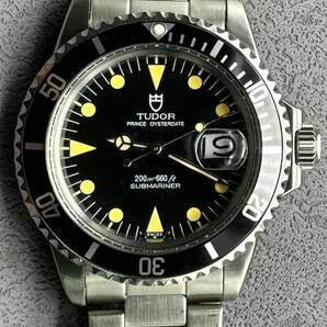 TUDOR ヴィンテージカスタム Ref.79090 盾サブ OH済 プロト3連ブレス(ラスト1本）/5連ジュビ＆3連リベットブレス付 歩度GOOD!!の画像5