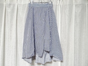  used BROWNY brownie skirt Hickory stripe . person plizna-S size 