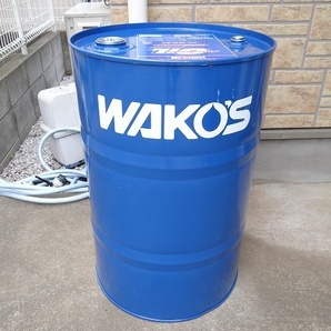 希少 非売品 WAKO'S ワコーズ オイル缶 空き缶 ドラム缶 100L ガレージ インテリア 旧車 現状の画像1