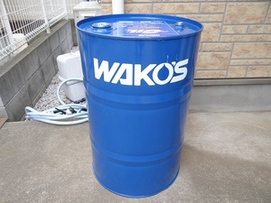 希少 非売品 WAKO'S ワコーズ オイル缶 空き缶 ドラム缶 100L ガレージ インテリア 旧車 現状