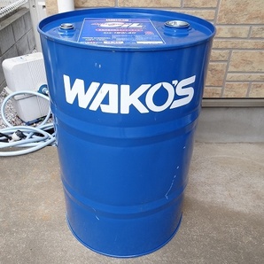 希少 非売品 WAKO'S ワコーズ オイル缶 空き缶 ドラム缶 100L ガレージ インテリア 旧車 現状の画像3