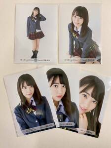 HKT48 LE SSERAFIM. side . good July 2016 life photograph 5 pieces set 