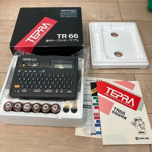 未使用品　キングジム　テプラ　TEPRA TR 66 テープライター