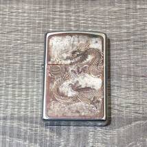 【ジッポ】 香港 竜 Zippo 2個セット 灰皿付き MADE IN USA アメリカ製 龍 Hong Kong 1997年製 2006年製 ドラゴン ヴィンテージ 両面加工_画像7