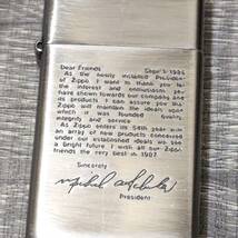 【ジッポ】 Zippo サイン付 2個セット President 大統領 1996年製 BOB GALEY 1986年製品 MADE IN USA 箱付 説明書 ダイアゴナルライン レア_画像3