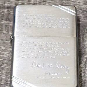 【ジッポ】 Zippo サイン付 2個セット President 大統領 1996年製 BOB GALEY 1986年製品 MADE IN USA 箱付 説明書 ダイアゴナルライン レアの画像6