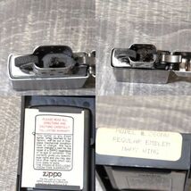 【ジッポ】 Zippo サイン付 2個セット President 大統領 1996年製 BOB GALEY 1986年製品 MADE IN USA 箱付 説明書 ダイアゴナルライン レア_画像10