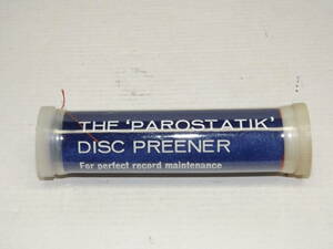 ★WATTS LTD. THE PAROSTATIK DISC PREENER　レコードクリーナー　未使用★