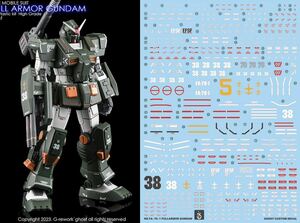 HG 1/144 FA-78-1 フルアーマーガンダム用水転写式デカール　並行輸入品