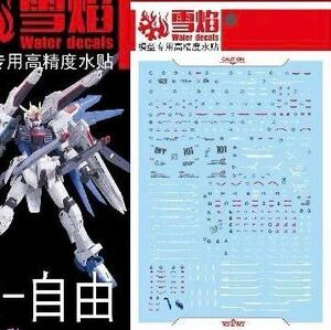 RG 1/144 フリーダムガンダム用蛍光水転写式デカール 並行輸入品