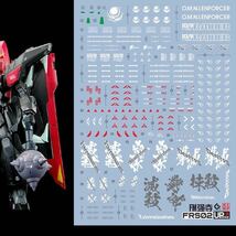 FM 1/100レイダーガンダム用蛍光水転写式デカール　並行輸入品　MG_画像1